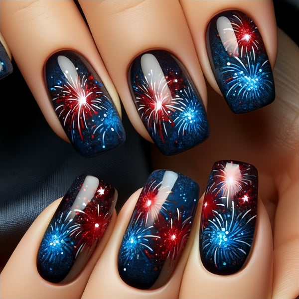 12 Sizes-24 Pcs Press On Nails Y507