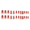 12 Sizes-24 Pcs Press On Nails Z1019