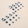 12 Sizes-24 Pcs Press On Nails F057
