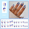 12 Sizes-24 Pcs Press On Nails C441