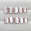 12 Sizes-24 Pcs Press On Nails MY100