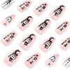 12 Sizes-24 Pcs Press On Nails JP2615