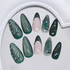 12 Sizes-24 Pcs Press On Nails W1970