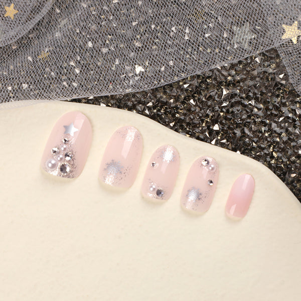 12 Sizes-24 Pcs Press On Nails JP2695