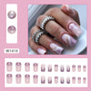 12 Sizes-24 Pcs Press On Nails W1418