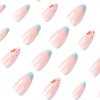 12 Sizes-24 Pcs Press On Nails JP1850