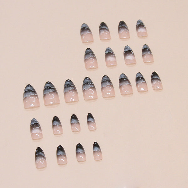 12 Sizes-24 Pcs Press On Nails W1608