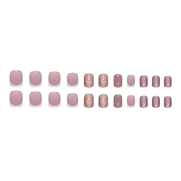12 Sizes-24 Pcs Press On Nails W706
