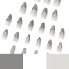 12 Sizes-24 Pcs Press On Nails JP1906