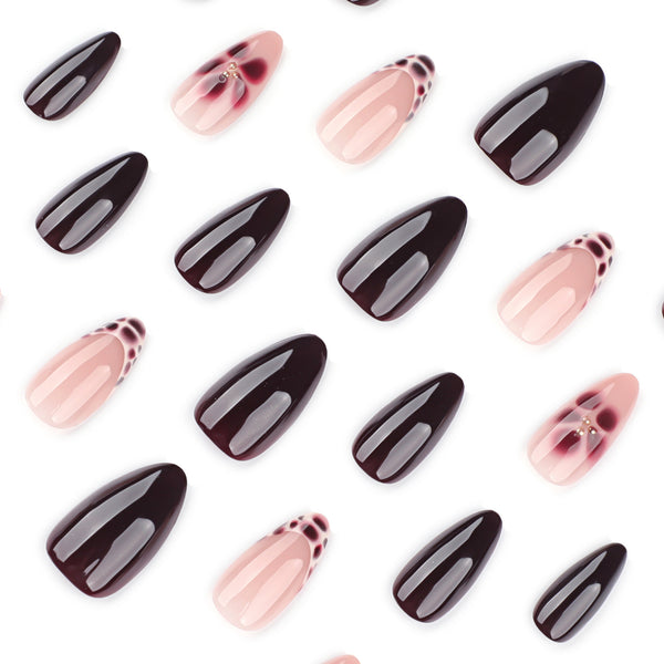 12 Sizes-24 Pcs Press On Nails JP4141