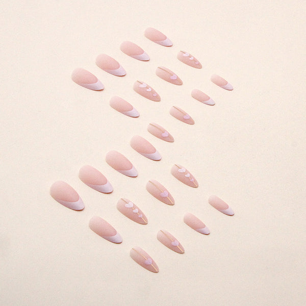 12 Sizes-24 Pcs Press On Nails W312