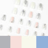 12 Sizes-24 Pcs Press On Nails JP2375