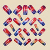 12 Sizes-24 Pcs Press On Nails Y1712