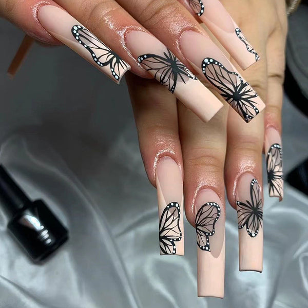 12 Sizes-24 Pcs Press On Nails JP1616