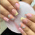 12 Sizes-24 Pcs Press On Nails W574