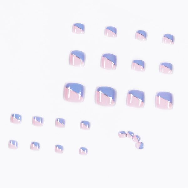 12 Sizes-24 Pcs Press On Nails JP1076