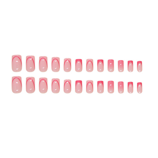 12 Sizes-24 Pcs Press On Nails W1699