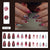 12 Sizes-24 Pcs Press On Nails Z1108