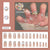 12 Sizes-24 Pcs Press On Nails Z1075