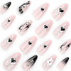 12 Sizes-24 Pcs Press On Nails JP3564