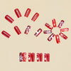 12 Sizes-24 Pcs Press On Nails Y1214