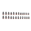 12 Sizes-24 Pcs Press On Nails W975
