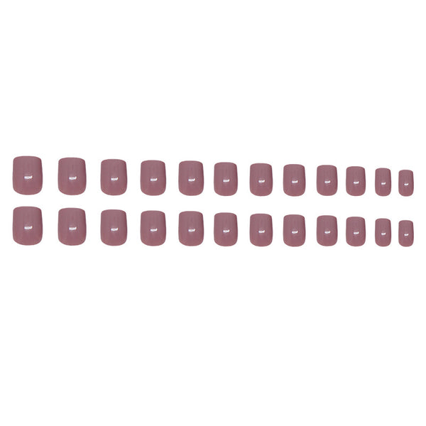 12 Sizes-24 Pcs Press On Nails CF064