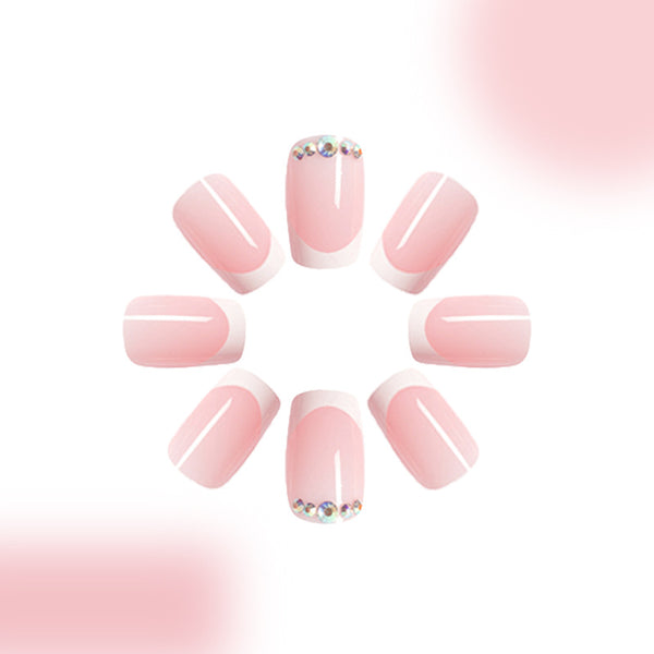 12 Sizes-24 Pcs Press On Nails C276