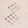12 Sizes-24 Pcs Press On Nails W970