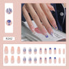 12 Sizes-24 Pcs Press On Nails R241