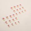 12 Sizes-24 Pcs Press On Nails W309