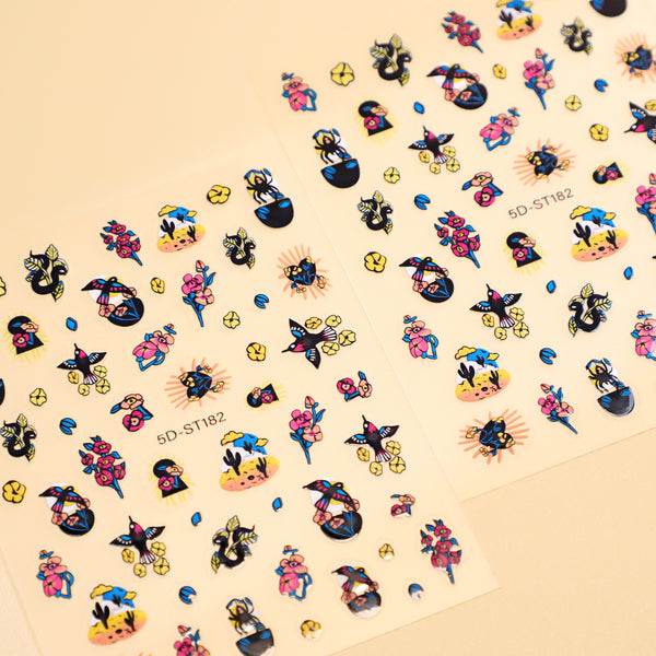 5D Nail Art Sticker 5DST182