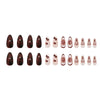 12 Sizes-24 Pcs Press On Nails W1977