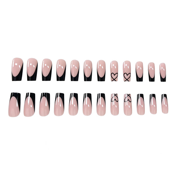 12 Sizes-24 Pcs Press On Nails AW485
