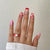 12 Sizes-24 Pcs Press On Nails JP1876