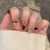 12 Sizes-24 Pcs Press On Nails Z1014