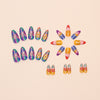 12 Sizes-24 Pcs Press On Nails W1753