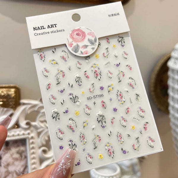 5D Nail Art Sticker 5DST156