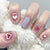 12 Sizes-24 Pcs Press On Nails R503