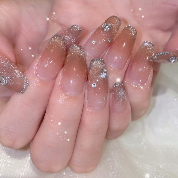 12 Sizes-24 Pcs Press On Nails JP2896
