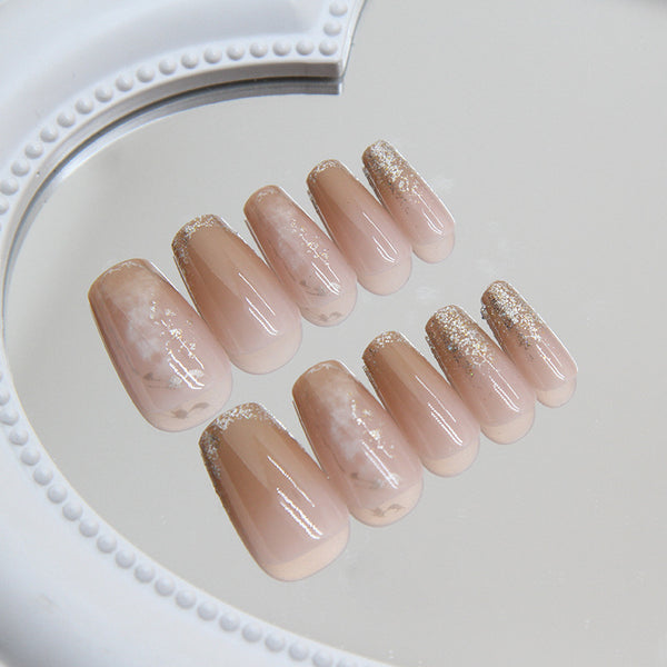 12 Sizes-24 Pcs Press On Nails R862