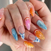12 Sizes-24 Pcs Press On Nails Y228