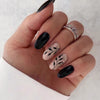 12 Sizes-24 Pcs Press On Nails W929