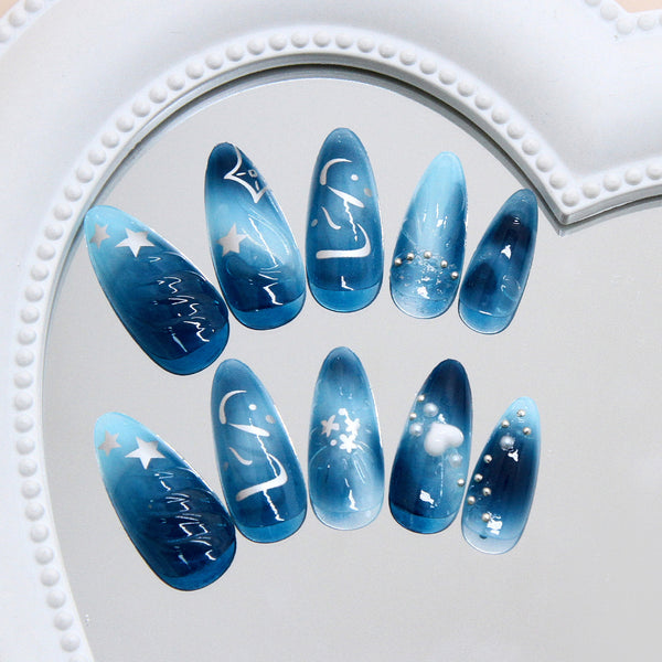 12 Sizes-24 PcsPress On Nails Z1148