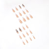12 Sizes-24 Pcs Press On Nails JP1398