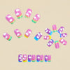12 Sizes-24 Pcs Press On Nails Y1870
