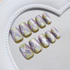 12 Sizes-24 Pcs Press On Nails W2008
