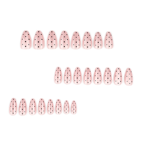 12 Sizes-24 Pcs Press On Nails JP4225
