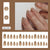 12 Sizes-24 Pcs Press On Nails W2204