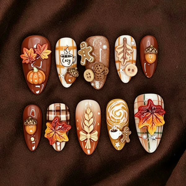 15 Sizes-30 Pcs Press On Nails DM-865